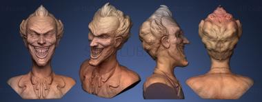 3D model The Joker sculpt (STL)